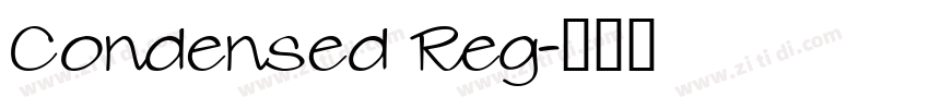Condensed Reg字体转换